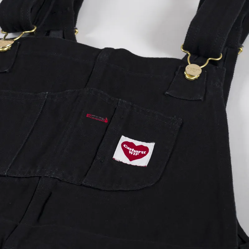 Carhartt WIP Womens Nash Overall Straight Black-7