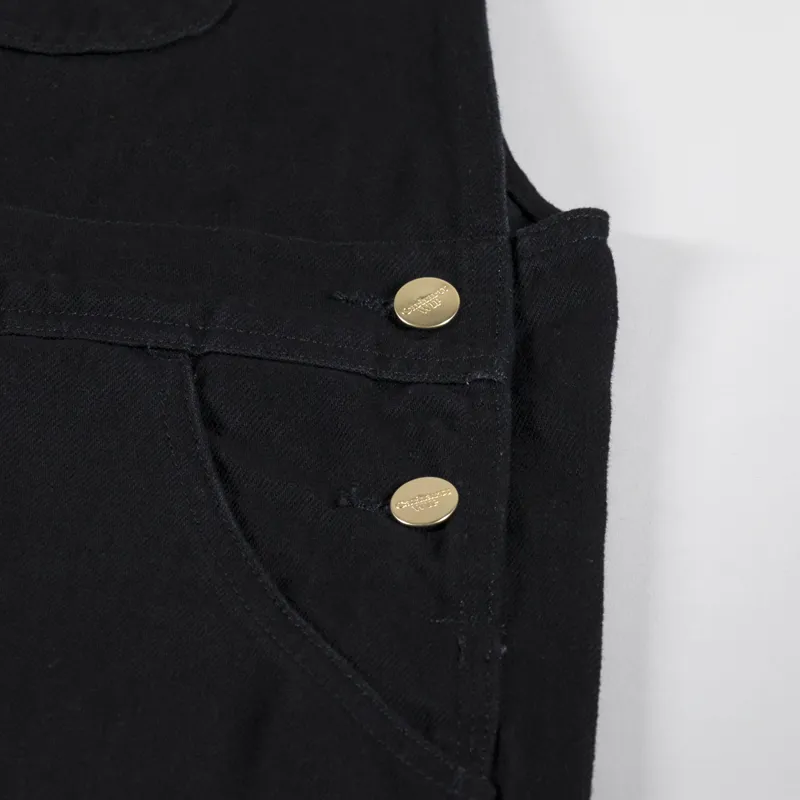 Carhartt WIP Womens Nash Overall Straight Black-6