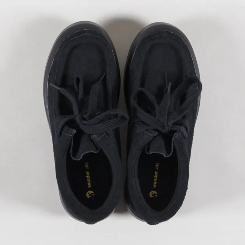 Wander Etc FD/08 Suede Loafer Shoes Black