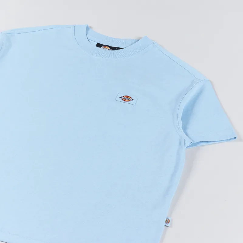 Dickies Womens Oakport Boxy T Shirt Sky Blue-5
