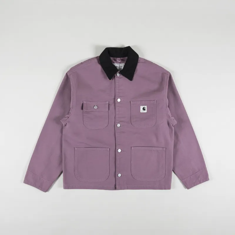 Carhartt WIP Womens OG Michigan Coat Daphne Black Rinsed