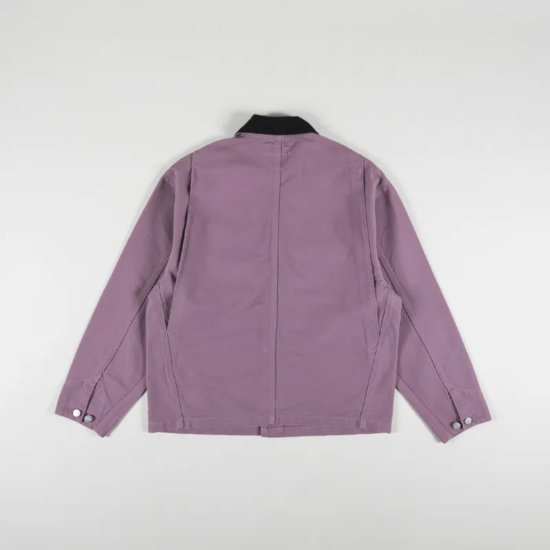 Carhartt WIP Womens OG Michigan Coat Daphne Black Rinsed-3