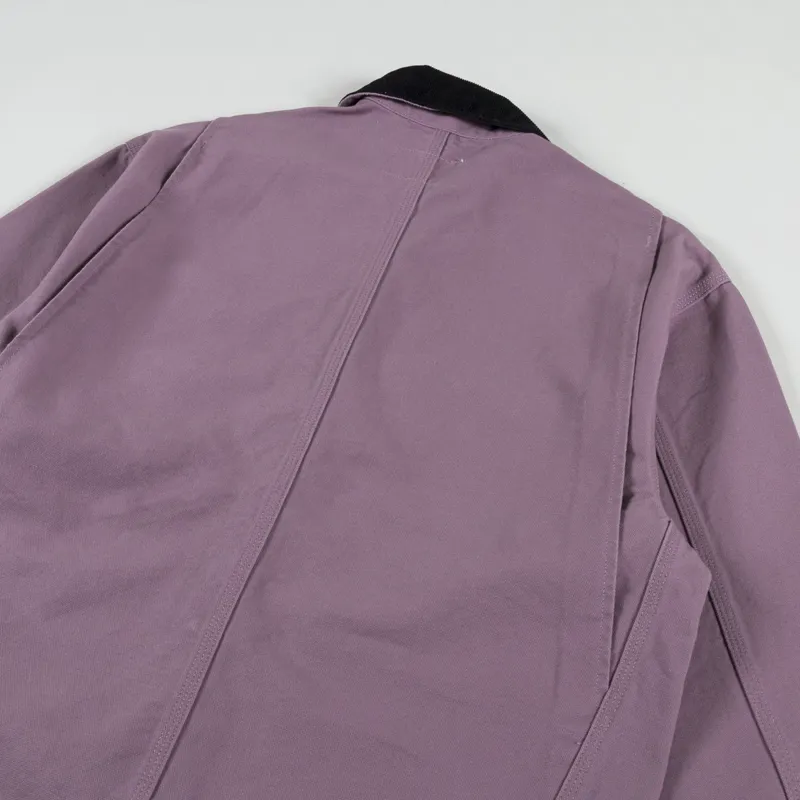 Carhartt WIP Womens OG Michigan Coat Daphne Black Rinsed-5