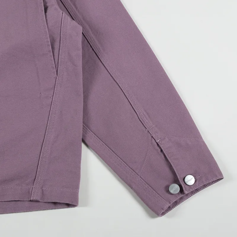 Carhartt WIP Womens OG Michigan Coat Daphne Black Rinsed-8