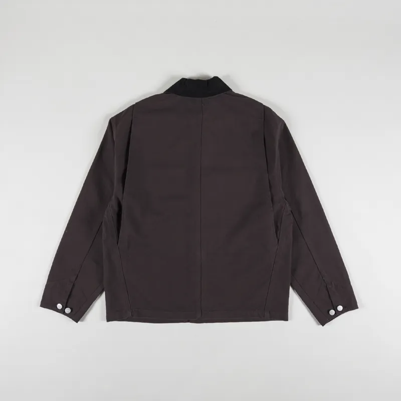 Carhartt WIP Womens OG Michigan Coat Tobacco Black-1