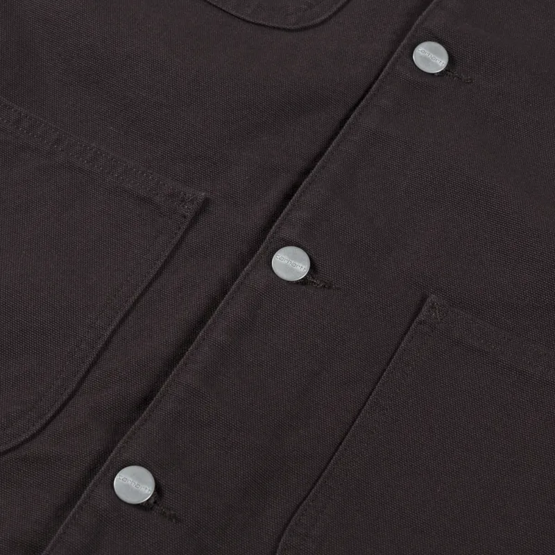 Carhartt WIP Womens OG Michigan Coat Tobacco Black-8