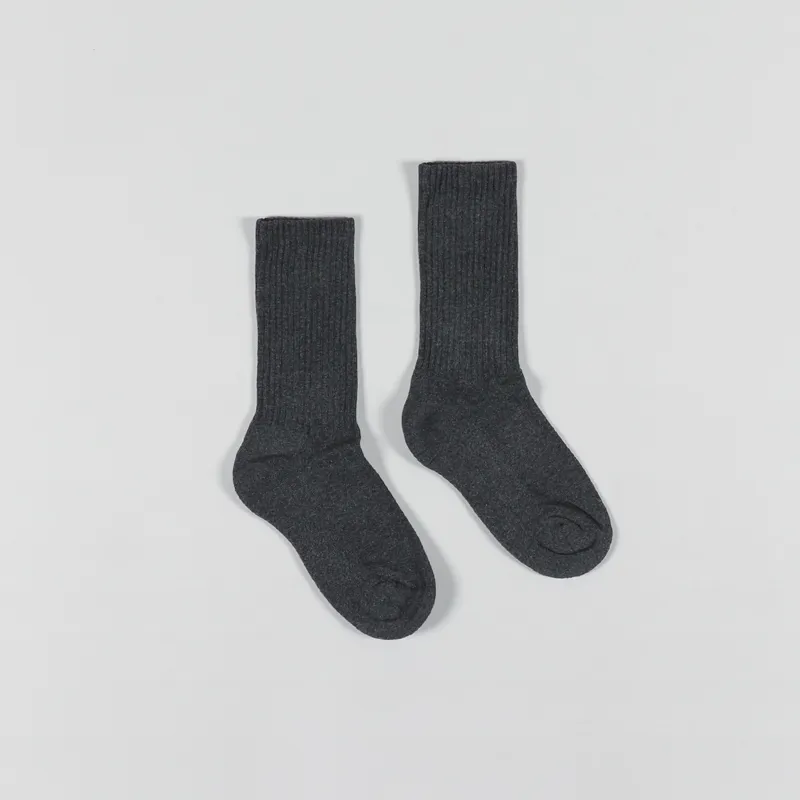 Colorful Standard Womens Organic Active Sock Lava Grey