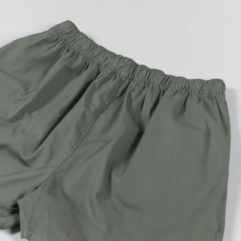 Colorful Standard Womens Organic Twill Shorts Dusty Olive-4