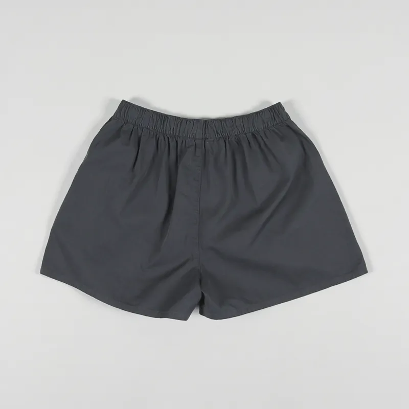 Colorful Standard Womens Organic Twill Shorts Lava Grey-3