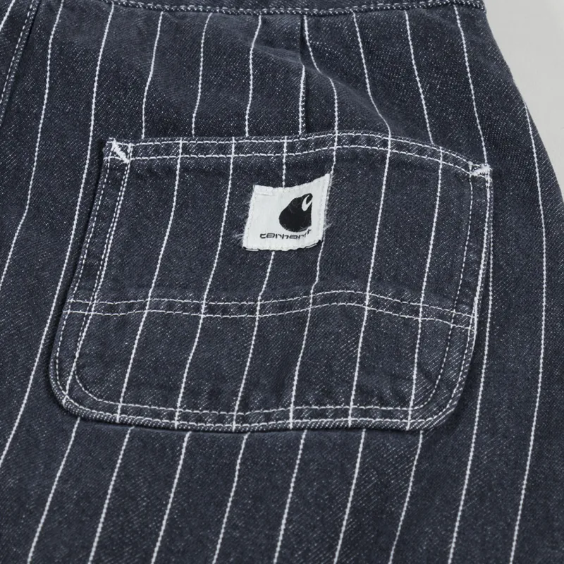 Carhartt WIP Womens Orlean Skirt Stripe Black White-10