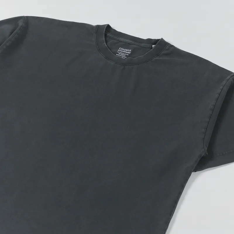 Colorful Standard Oversized Organic T Shirt Faded Black-1