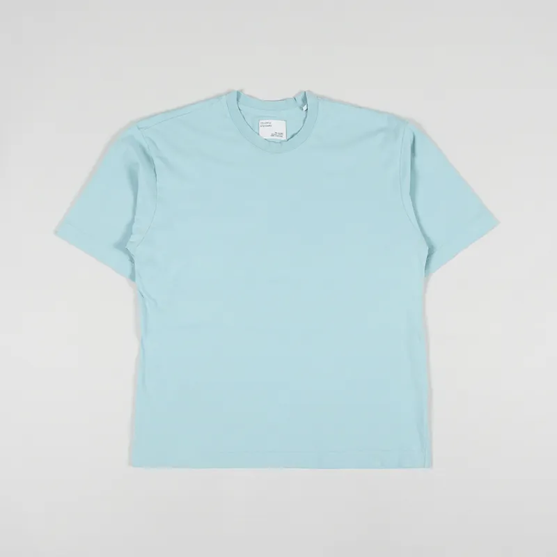 Colorful Standard Womens Oversized Organic T Shirt Teal Blue