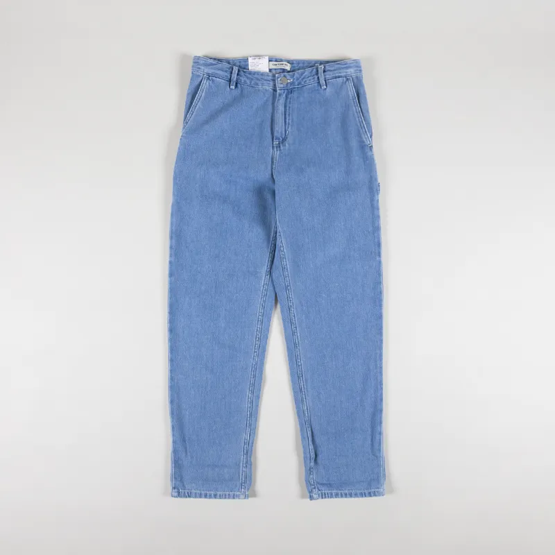 Carhartt WIP Womens Pierce Pant Blue Stone Bleached-5