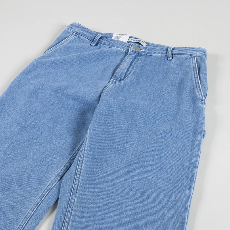 Carhartt WIP Womens Pierce Pant Blue Stone Bleached-8