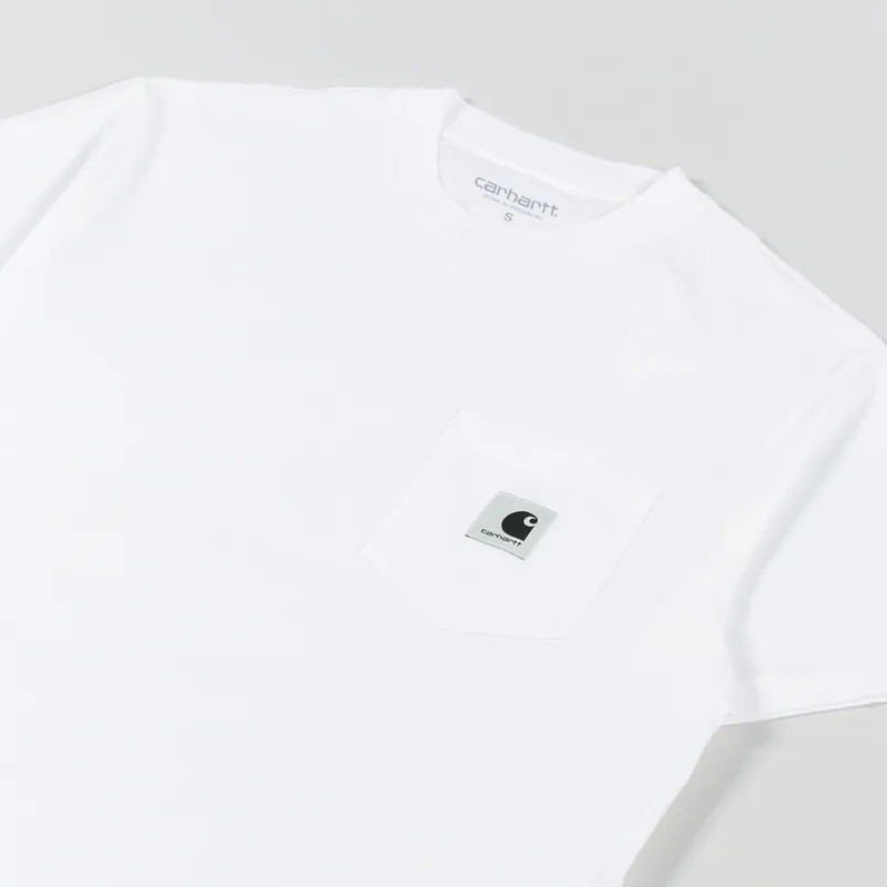 Carhartt WIP Womens Pocket T Shirt White-6