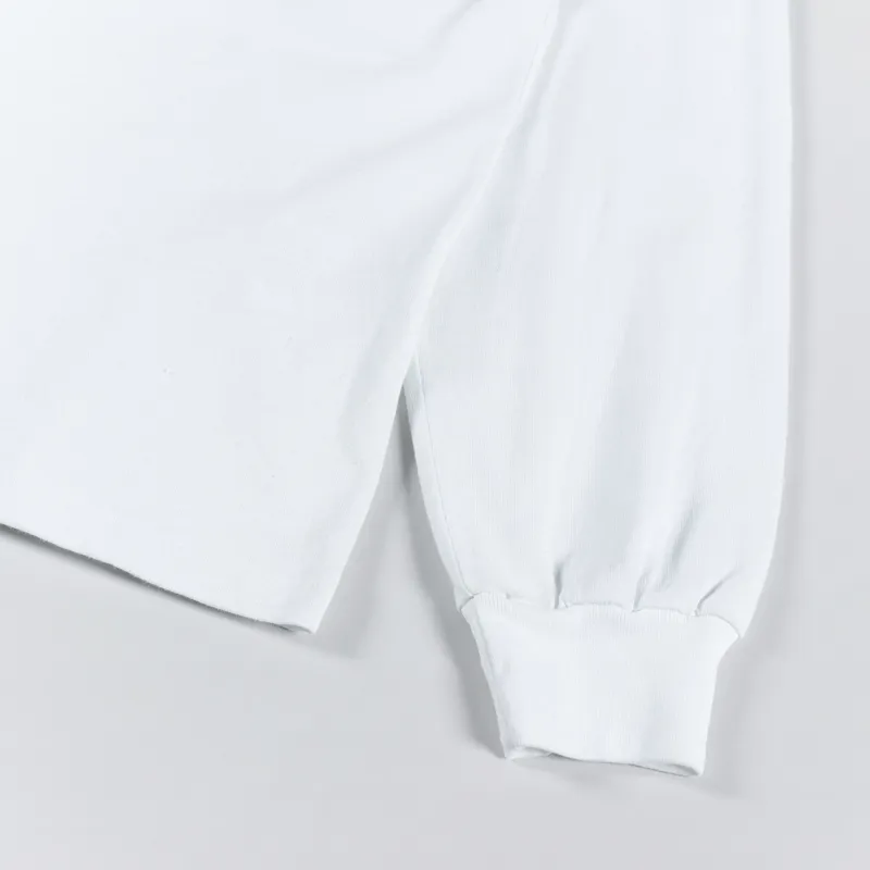 Aries Womens Problemo Supremo Long Sleeve T Shirt White-7