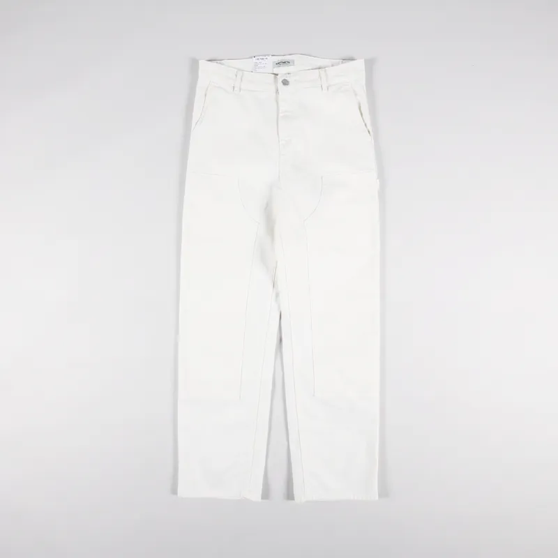 Carhartt WIP Womens Pierce Double Knee Pant Wax Rinsed-1