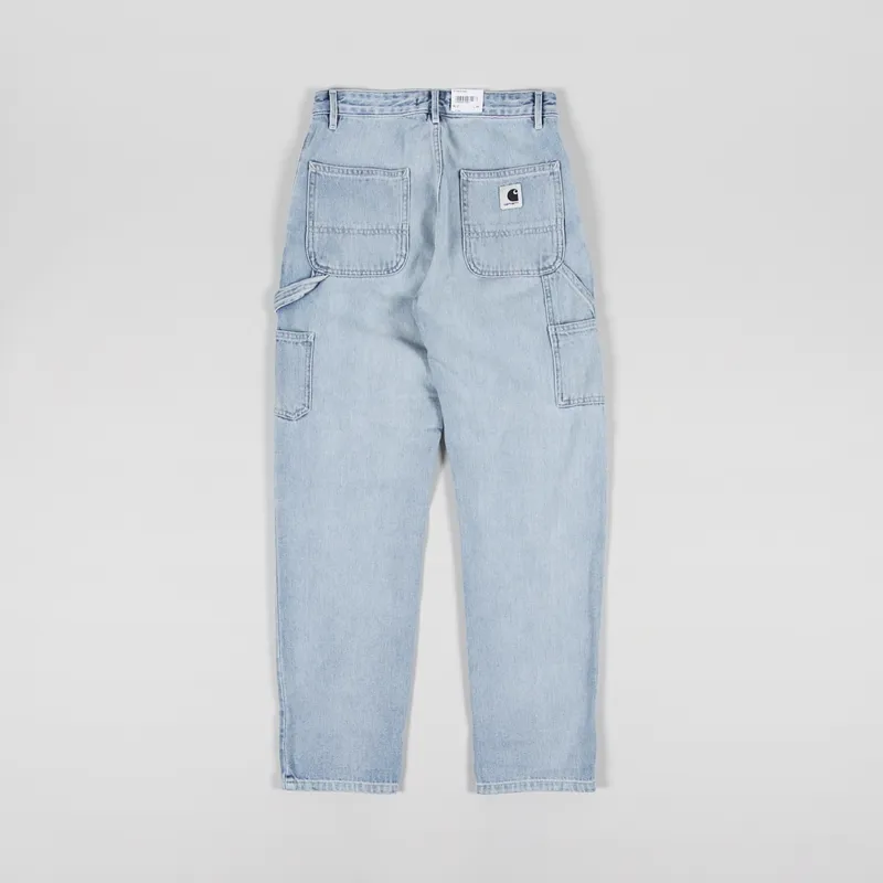 brugt Umulig tryllekunstner Carhartt WIP Womens Pierce Pants Blue Light Stone Washed Jeans