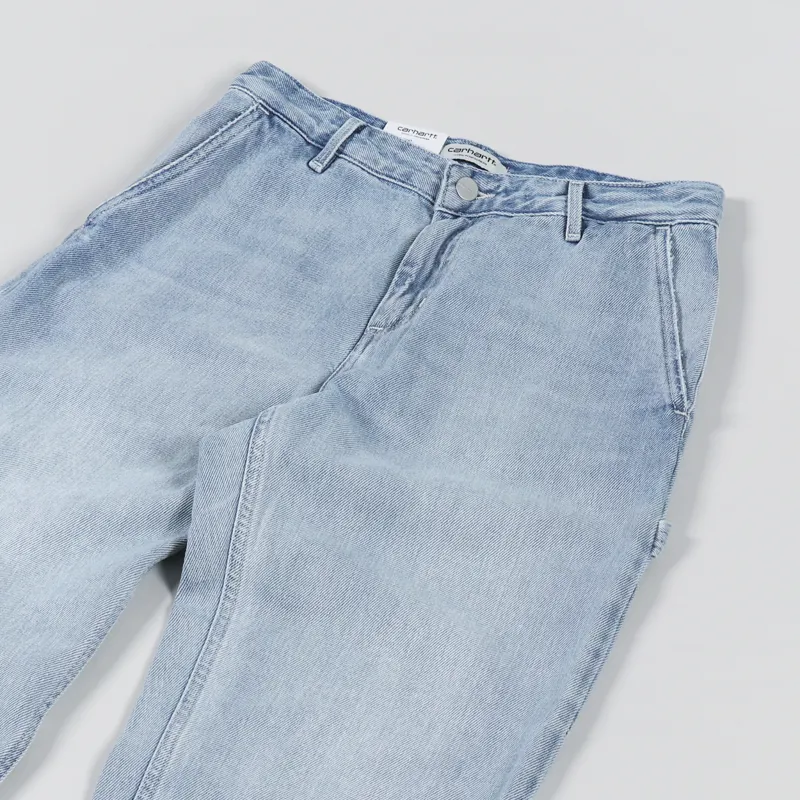 Carhartt WIP Womens Pierce Pant Blue Light Stone Washed-9