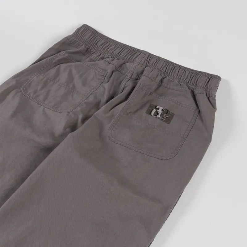 thisisneverthat Piping Easy Pants Charcoal-5