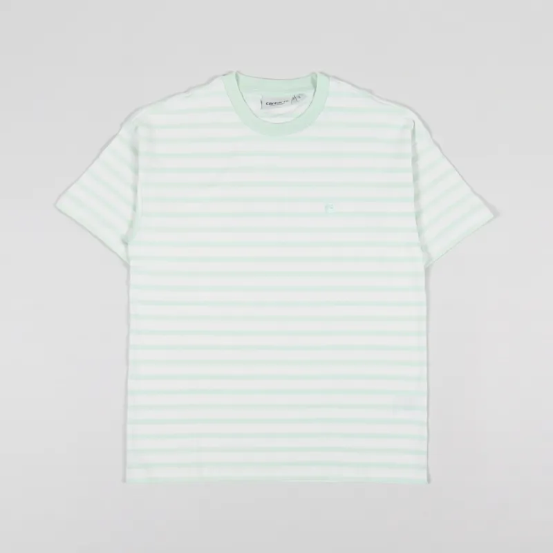 Carhartt WIP Womens Robie T Shirt Wax Pale Spearmint