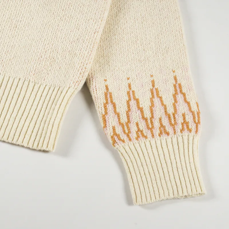 Patagonia Womens Recycled Wool Blend Crew Sweater Sea Song Natural-7