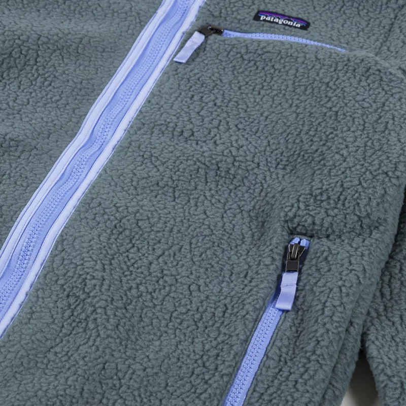 Patagonia Womens Retro Pile Fleece Hoody Nouveau Green-4