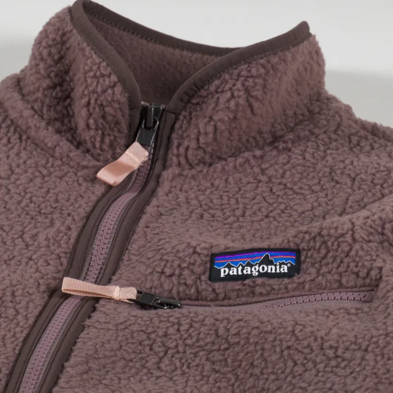 Patagonia Womens Retro Pile Fleece Marsupial Dusky Brown-7