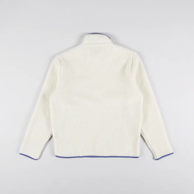 Patagonia Womens Retro Pile Fleece Marsupial Pullover Natural-3