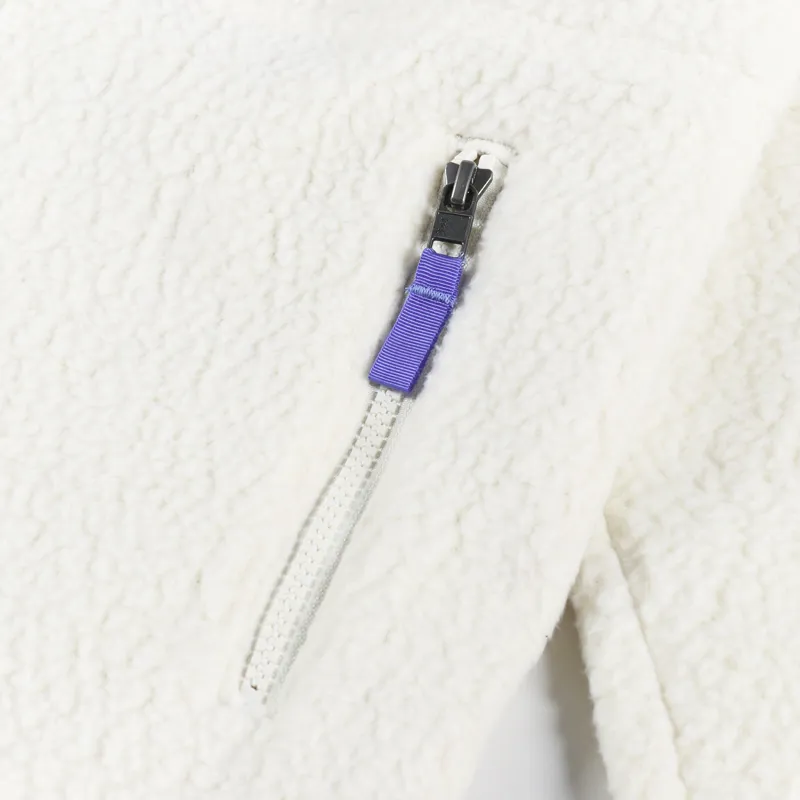 Patagonia Womens Retro Pile Fleece Marsupial Pullover Natural-8