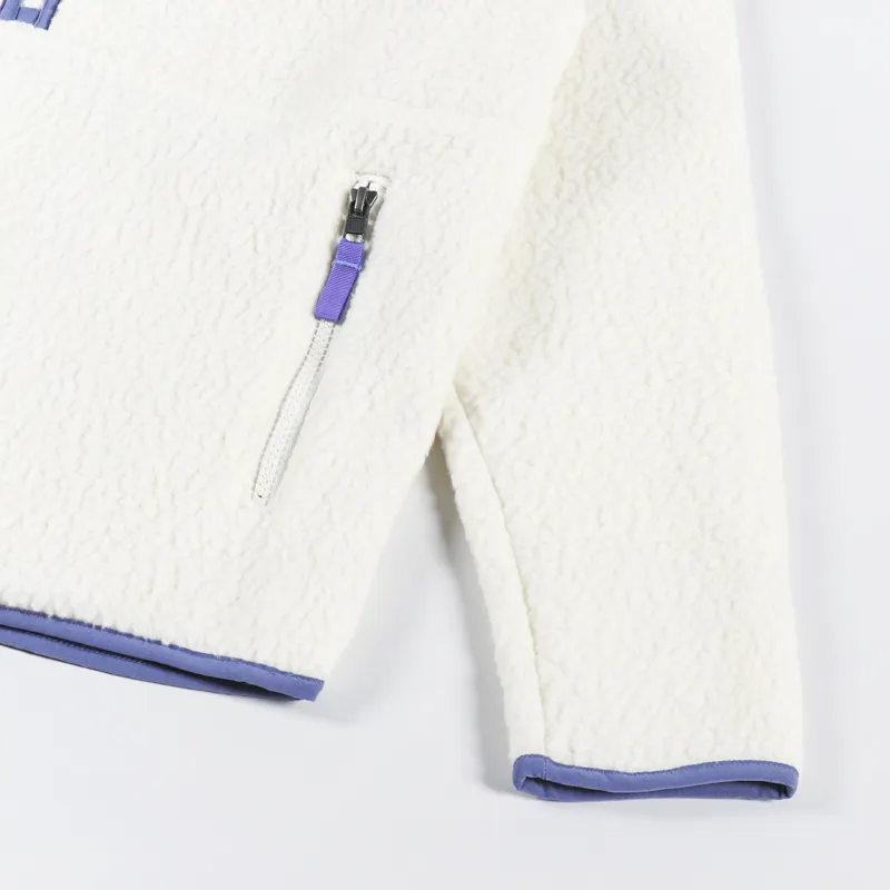 Patagonia Womens Retro Pile Fleece Marsupial Pullover Natural-7