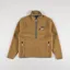 Patagonia Womens Retro Pile Fleece Marsupial Nest Brown Nouveau Green