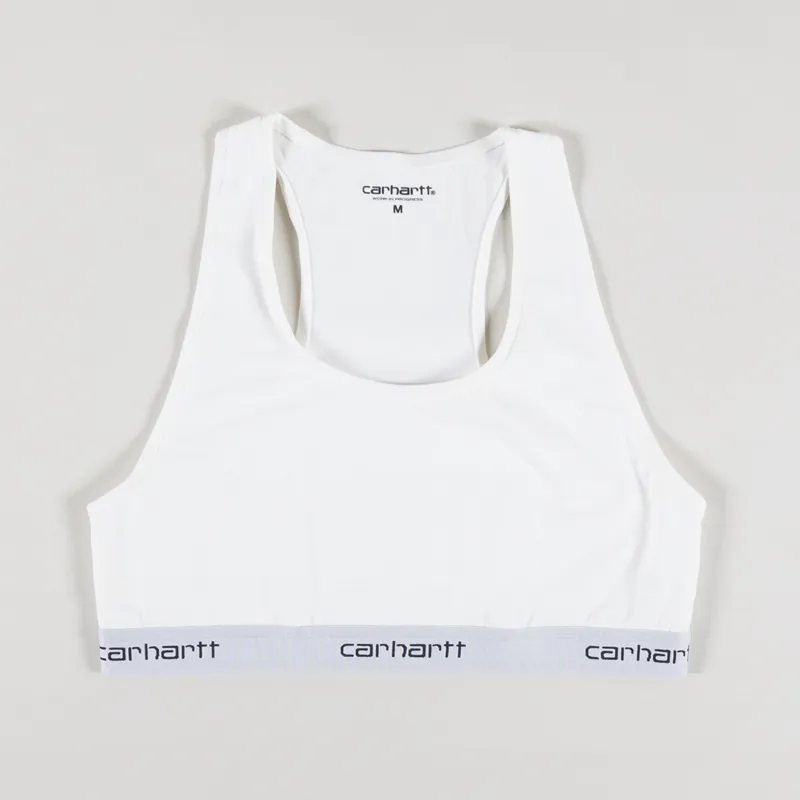 Carhartt WIP Womens Script Racer Tank White