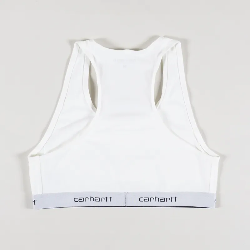 Carhartt WIP Womens Script Racer Tank White-1