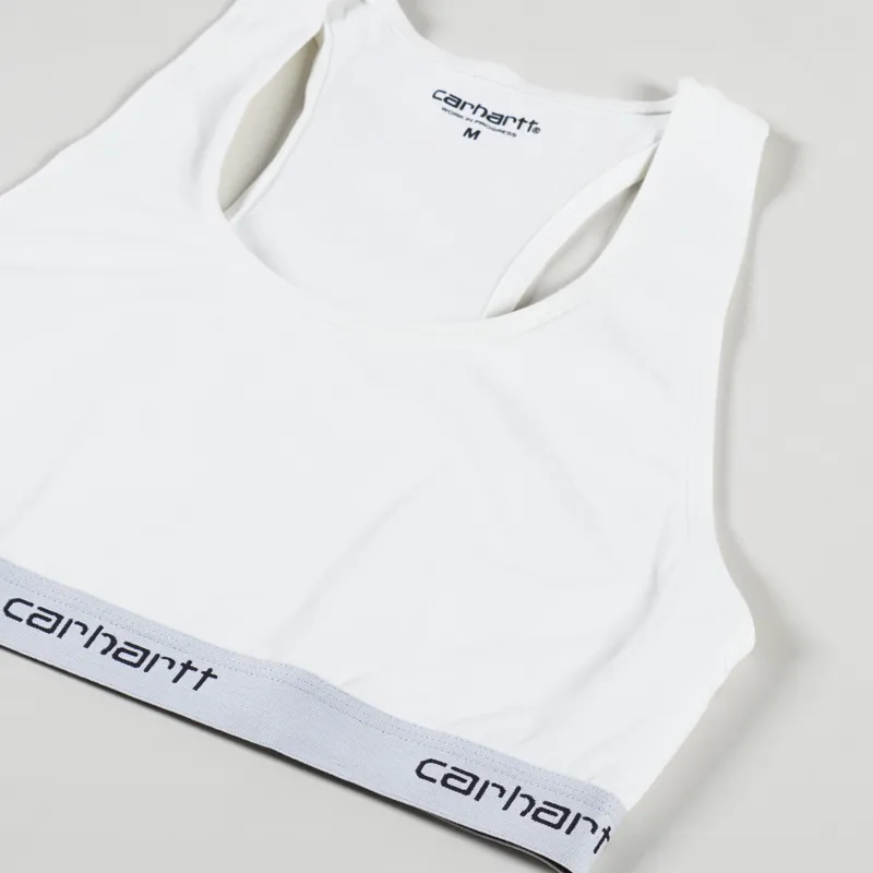 Carhartt WIP Womens Script Racer Tank White-2