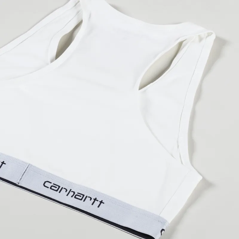 Carhartt WIP Womens Script Racer Tank White-3