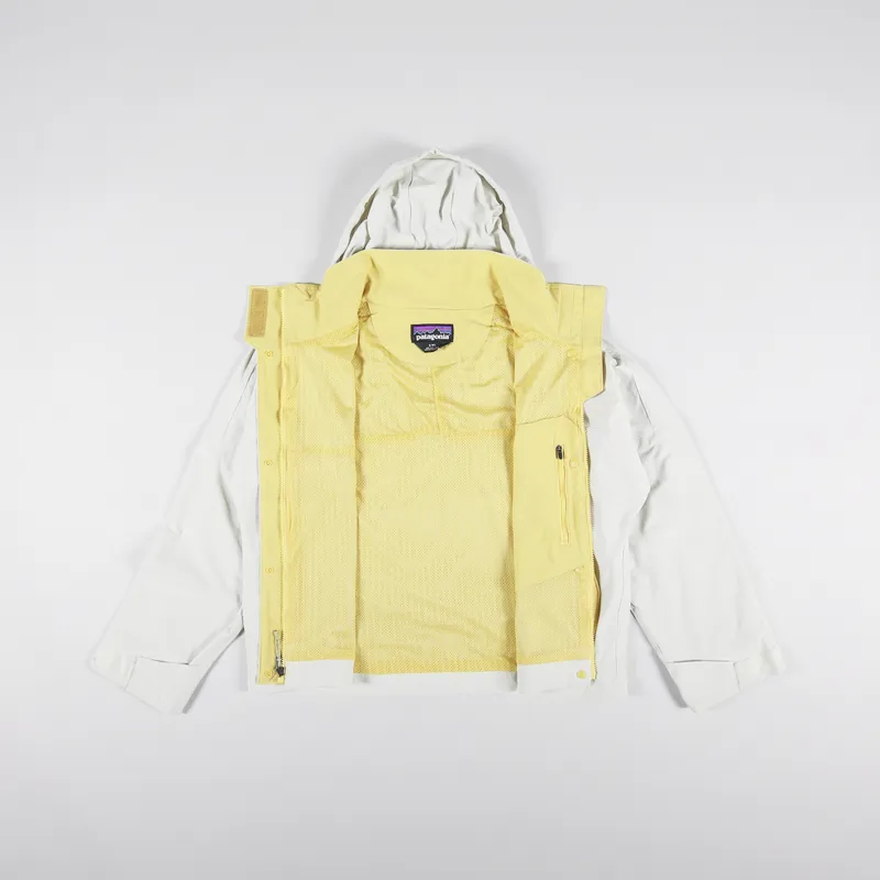  Patagonia Womens Skysail Jacket Dyno White Surfboard Yellow-4