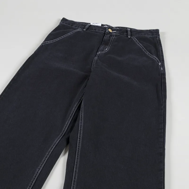 Carhartt WIP Womens Simple Pant Black Stone Washed Norco Black-6