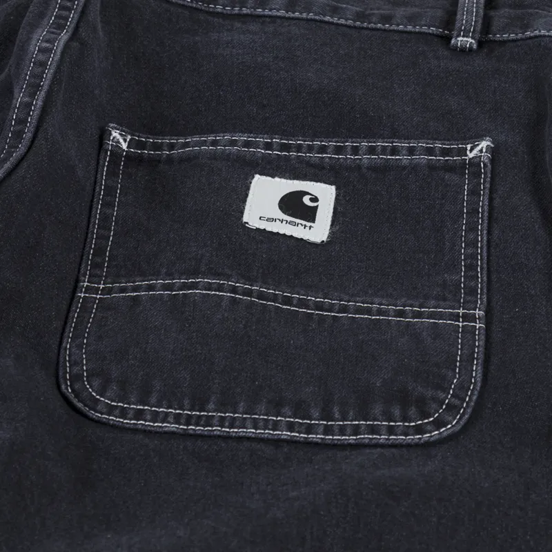 Carhartt WIP Womens Simple Pant Black Stone Washed Norco Black-10