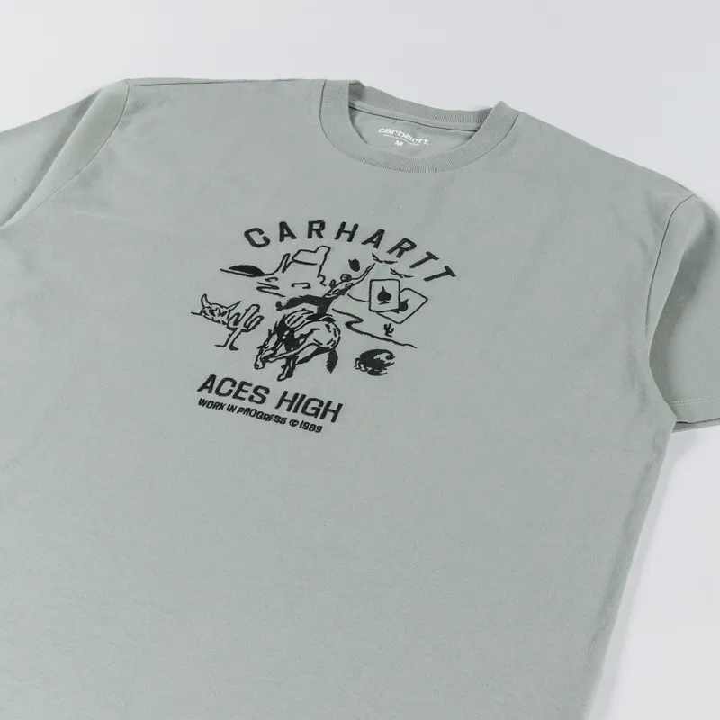 Carhartt WIP Womens Souvenir Valley T Shirt Yucca-4