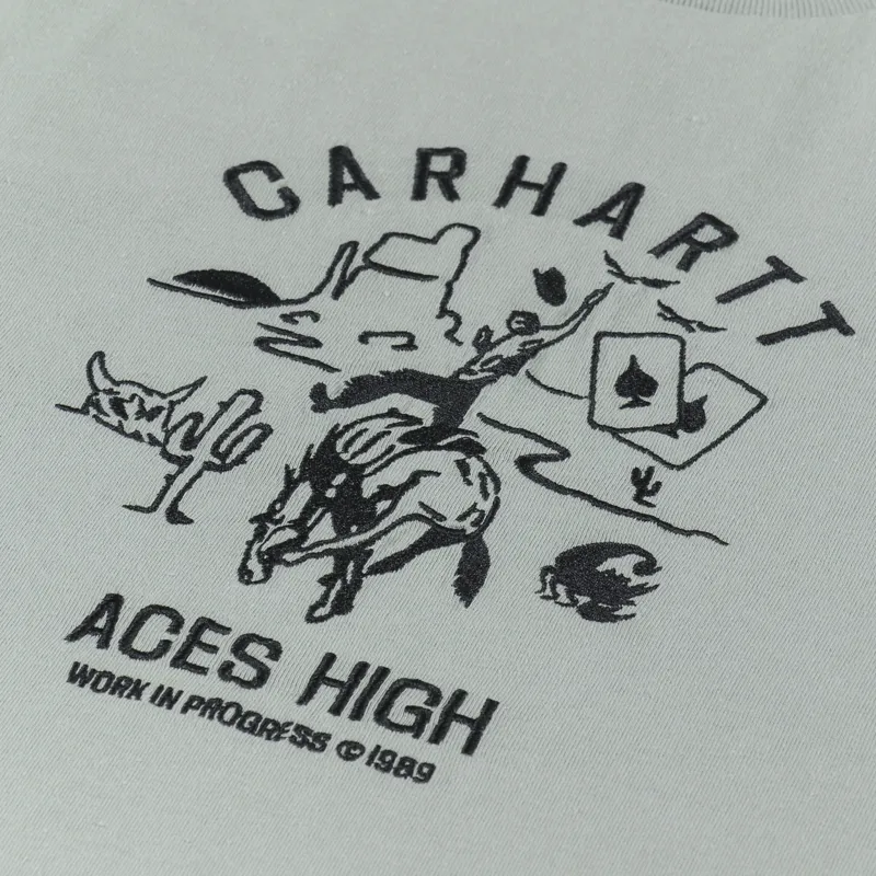 Carhartt WIP Womens Souvenir Valley T Shirt Yucca-3