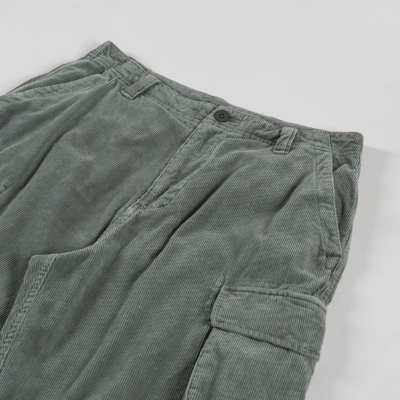 thisisneverthat Overdyed Corduroy Cargo Short Olive-2