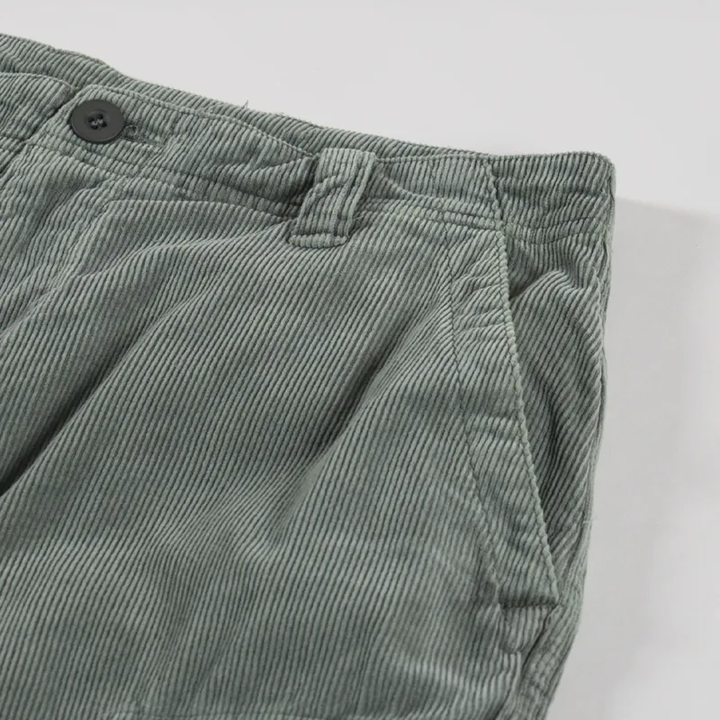 thisisneverthat Overdyed Corduroy Cargo Short Olive-4