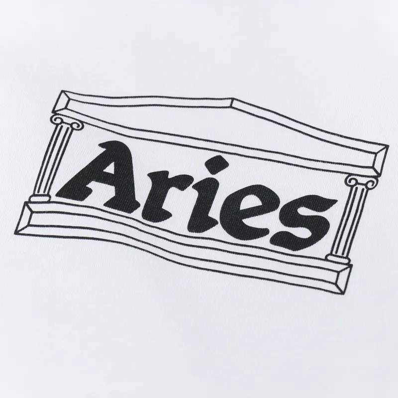 Aries Womens Temple T Shirt White-3
