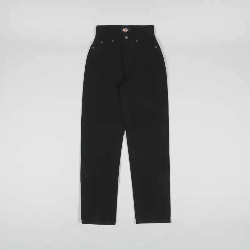 Dickies Womens Thomasville Denim Pant Rinsed Black-3