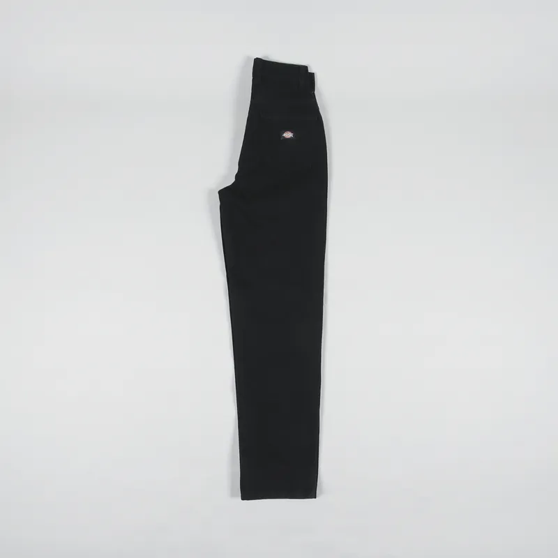 Dickies Womens Thomasville Denim Pant Rinsed Black-4