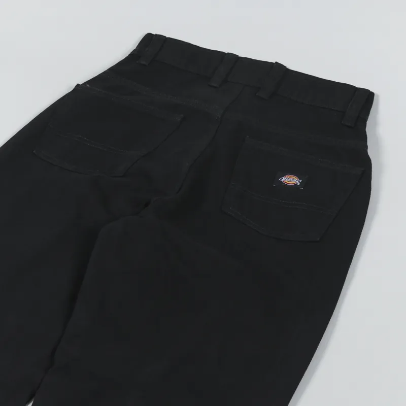 Dickies Womens Thomasville Denim Pant Rinsed Black-7