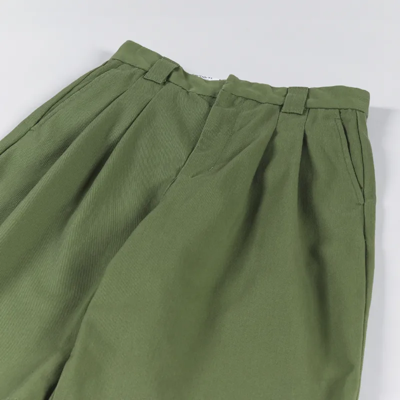 Carhartt WIP Womens Tristin Short Kiwi Rinsed-4