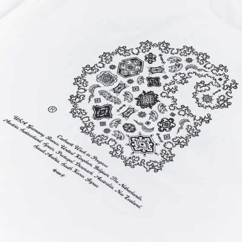 Carhartt WIP Womens Verse C T Shirt White Black-7