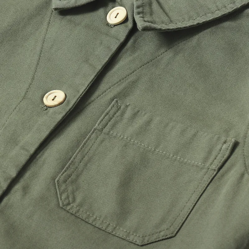 Armor Lux Womens Fisherman Chore Coat Military-10